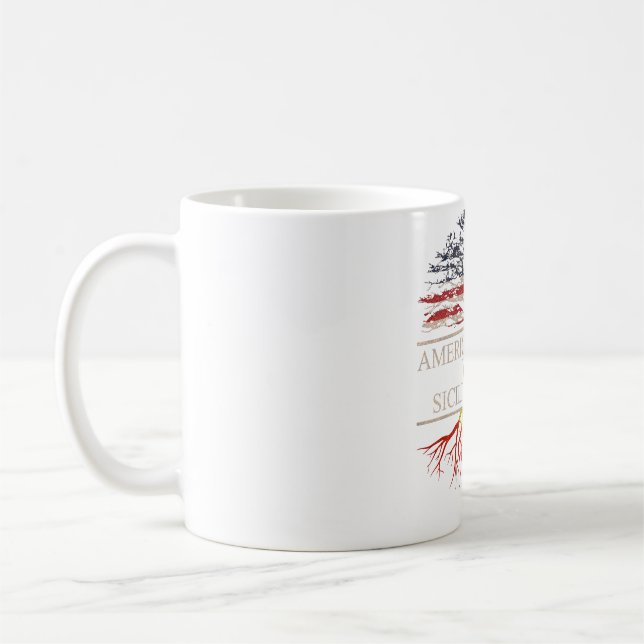 Taza De Café Americano crecido con raíces sicilianas (Izquierda)