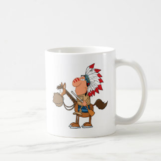 Taza De Café Americano indio nativo