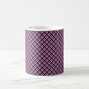 Taza De Café Amethyopie Peach Pink Purple Lilac Stripe Plantado