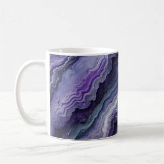 Taza De Café Amethyst Geode Fluid Pour