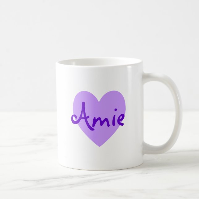 Taza De Café Amie en morado (Derecha)