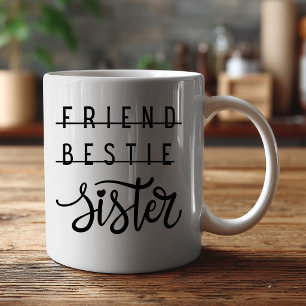 Taza De Café Amiga Linda Mejor Amiga Hermana