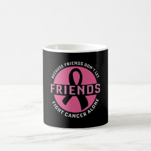 Taza De Café Amigas de concientización sobre el cáncer de mama