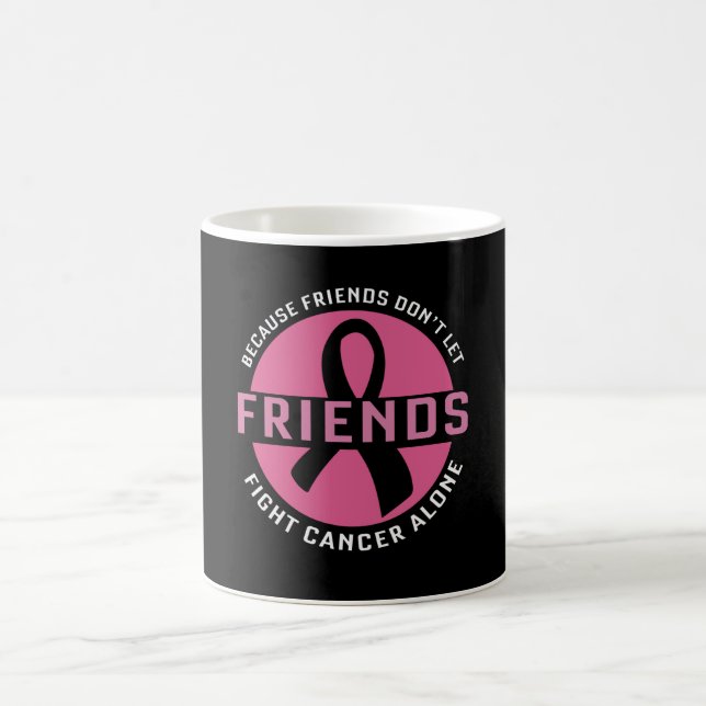 Taza De Café Amigas de concientización sobre el cáncer de mama  (Centro)