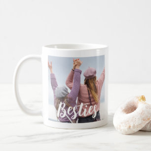 Taza De Café Amigas Escritura Amigos Recuerdo Foto