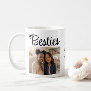 Taza De Café Amigas Personalizadas 2 Fotos Entonces Ahora Mejor