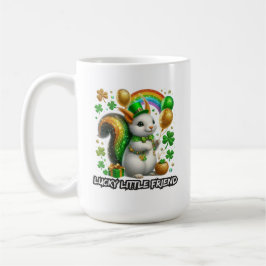Taza De Café Amigo Ardilla Afortunado