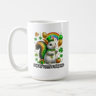 Taza De Café Amigo Ardilla Afortunado
