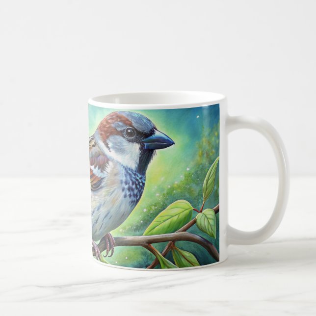 Taza De Café Amigo de Feathered: Mug cerámico en casa (Derecha)