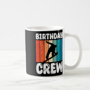 Taza De Café Amigo de Snowboard Birthday Crew Snowboard Kids