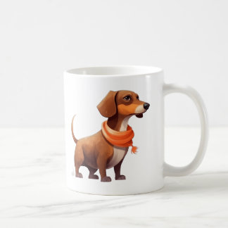 Taza De Café Amigo todo el tiempo salchicha de perro