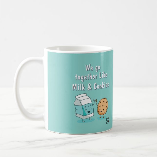 Taza De Café Amigos como la leche y la galleta (Izquierda)
