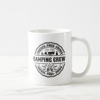 Taza De Café Amigos de Camping Cita Café Mug