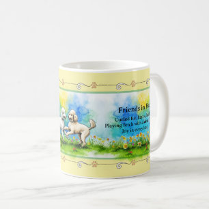 Taza De Café Amigos de Fur Haiku Poodle Mug