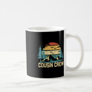 Taza De Café Amigos de la cuadrilla de primos acampando Vacacio
