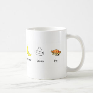 Taza De Café Amigos de la tarta de crema del plátano