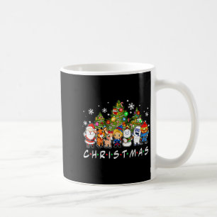 Taza De Café Amigos de Santa Navidad Rudolph Muñeco de Nieve Fa