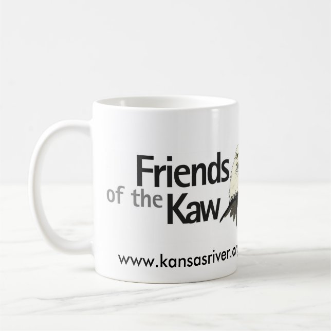 Taza De Café Amigos del Kaw, www.kansasriver.org (Izquierda)