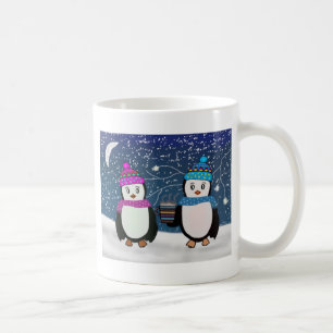 Taza De Café Amigos del pingüino
