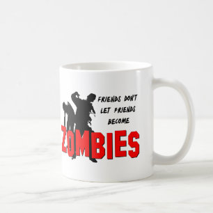 Taza De Café Amigos del zombi