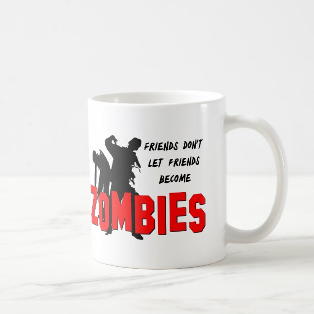 Taza De Café Amigos del zombi (Derecha)