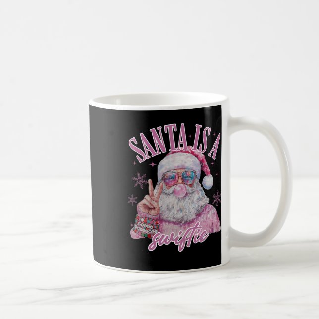 Taza De Café Amigos favoritos Swifty Merry Christmas Groovy Xma (Derecha)