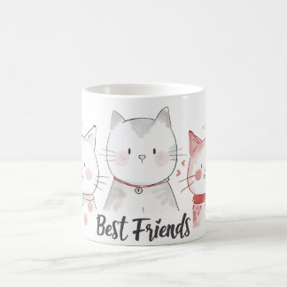 Taza De Café amigos lindos de los mejores gatos