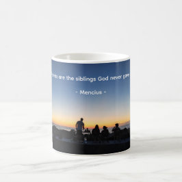 Taza De Café Amigos Mug con Sunset