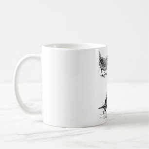 Taza De Café Amigos pájaros pequeños curiosos