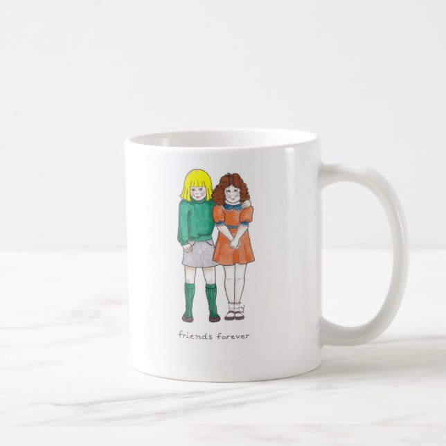Taza De Café Amigos para siempre (Derecha)