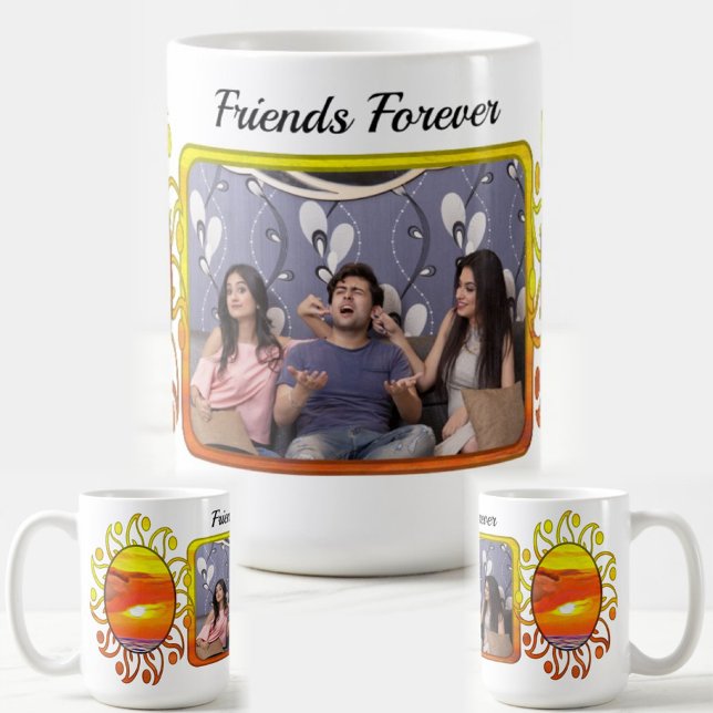 Taza De Café Amigos Por Siempre Sunset 2443 (Subido por el creador)