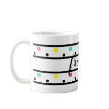 Amigos puntos de polka negros