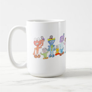 Taza De Café Amigos Robots