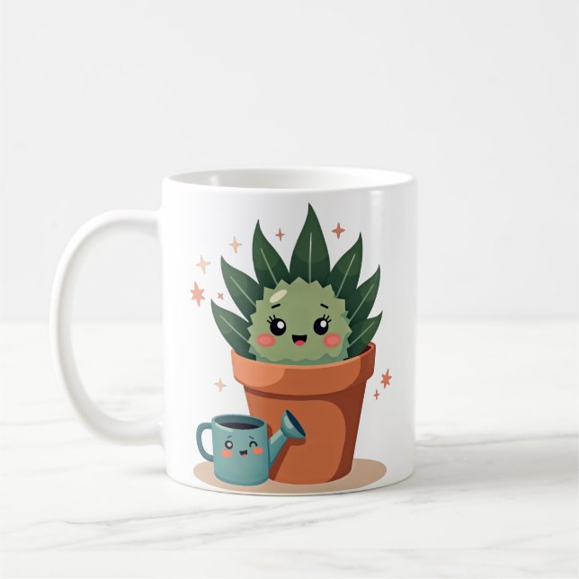 Taza De Café Amigos Suculentos (Izquierda)