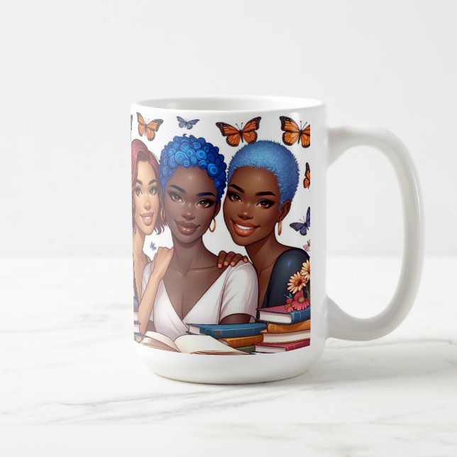 Taza De Café Amigos y palabras (Derecha)