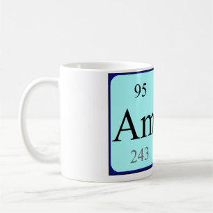 Taza De Café Amir nombre de tabla periódica mug
