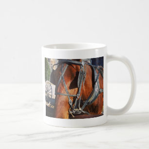 Taza De Café Amish Horse