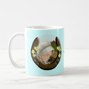 Taza De Café Amish Horseshoe Chica