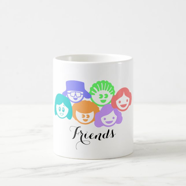 Taza De Café Amistad "Amigos", Mug (Centro)