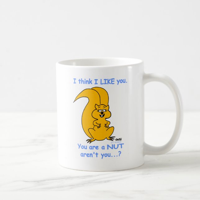 Taza De Café Amistad con las ardillas Personalizados (Derecha)