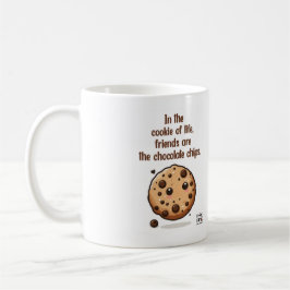Taza De Café Amistad de chips de chocolate