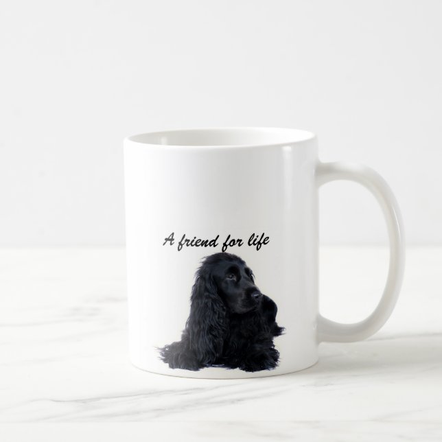 Taza De Café Amistad de cocker spaniel (Derecha)