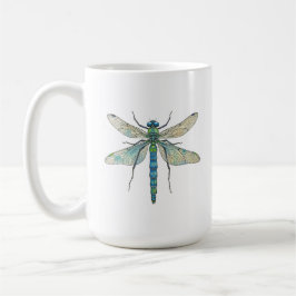 Taza De Café Amistad de libélula rara hermosa edificante