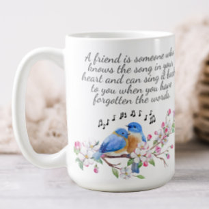 Taza De Café Amistad Floral