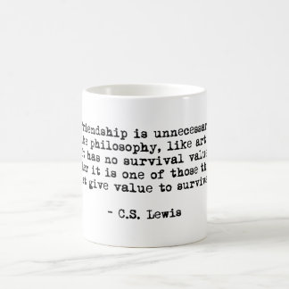 Taza De Café Amistad Mejor Amigo CS Lewis Cita