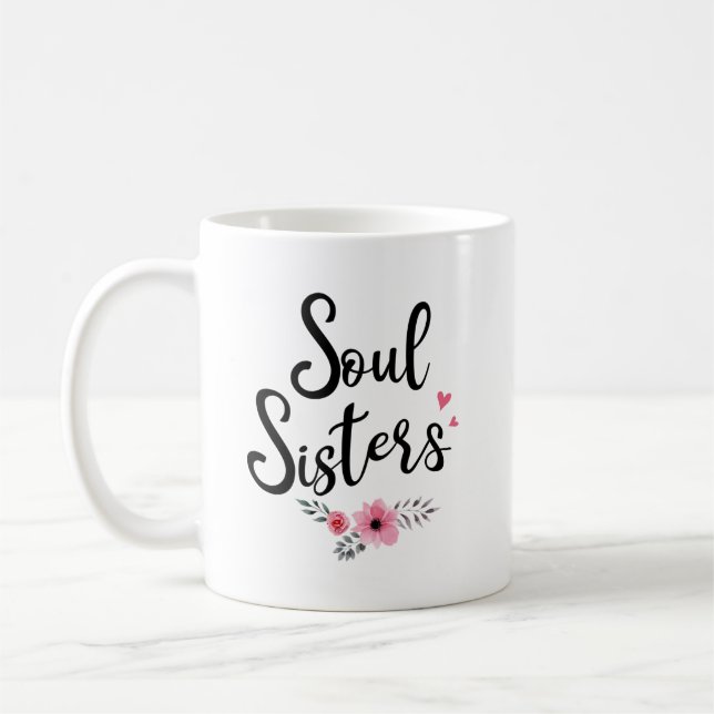 Taza De Café Amistad Mug - Hermanas del Alma (Izquierda)