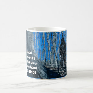 Taza De Café Amistad para cualquier Bigfoot en el bosque humor 