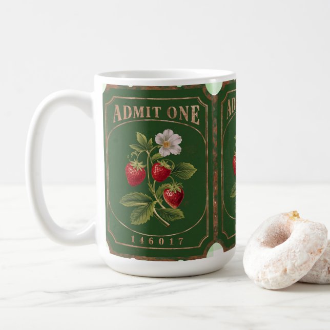 Taza De Café Amit one-Strawberry (Con donut)