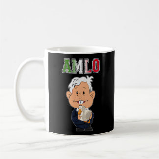 Taza De Café Amlo Presidente Mexicano López Obrador Presidente