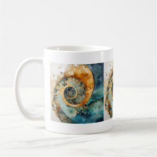 Taza De Café Ammonite Gem Fossil Mug